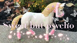 Sweet but psycho-Schleich horse music video #vickycornloveshorses
