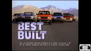 Ford Pick-Up Trucks Commercial - 1993