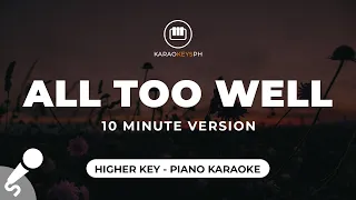 All Too Well (10 Minute Version) - Taylor Swift (Higher Key - Piano Karaoke)