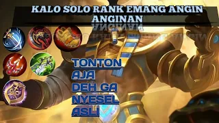 ROGER SOLO RANK, MAIN SOLO ANGIN ANGINAN EMANG #mobilelegends #rogergameplay #viral_video