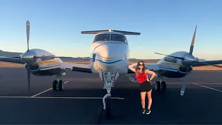 MY FIRST FLIGHT IN A KINGAIR - Maneuvers | Emergency Procedures