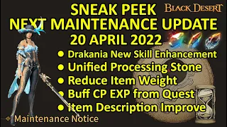 Drakania Skill Enhancement, Unified Processing Stone (Black Desert Online Sneak Peek, 20 April 2022)