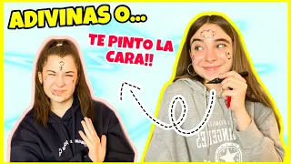 VERDADERO o FALSO CHALLENGE con mi HERMANA💕 ADIVINAS o te PINTO la CARA😨