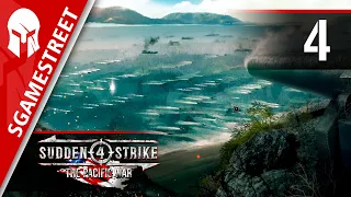 Прохождение Sudden Strike 4: The Pacific War #4 | БИТВА У ОСТРОВОВ САНТА-КРУС