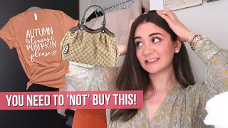 5 Things You Will ALWAYS Regret Buying | Fashion Mistakes To Avoid | Sana Grover