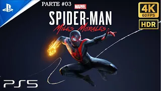 Marvel's Spider-Man: Miles Morales - Parte #03 - HDR 4K 60fps - PS5