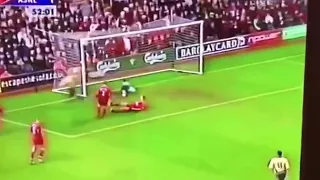 Freddie Ljungberg Vs Liverpool 2001/02 - Both Goals (Identical)