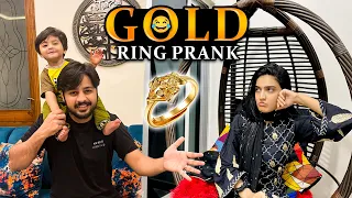 GOLD RING PRANK 😂 | Iqra Mery Sy Naraz Hogai 😡