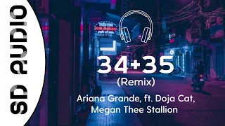 Ariana Grande - 34+35 Remix (8D AUDIO)  ft. Doja Cat, Megan Thee Stallion