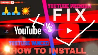 "There is a problem occurred(400)"in youtube vanced 💯💯%fix the problem,#YOUTUBE VANCED🙏🙏💥💥🔥😍install.