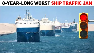 8-Year SHIP Congestion: The World's Longest Ship TRAFFIC JAM EVER