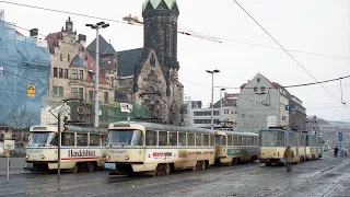 Straßenbahnen Halle und Leipzig 1995 u. a.