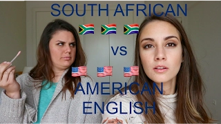 SOUTH AFRICAN vs AMERICAN ENGLISH