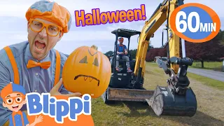 Blippi Hallowen Excavators and Play Songs! | Fun Adventures | Blippi Educational Videos For Kids