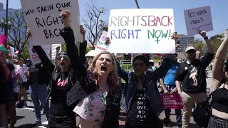 USA: Hunderte gehen für "Recht auf Abtreibung" auf die Straße
