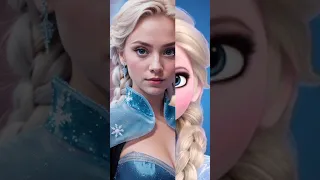 Asking AI what cartoon characters would look like in real life | Frozen Movie | #ai #shorts #cartoon