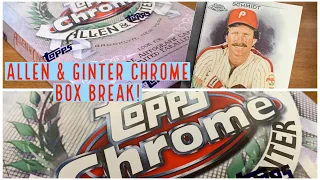 2022 Topps Allen & Ginter Chrome Hobby Box Break!