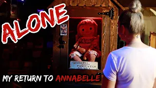 ALONE With The REAL Annabelle In The Warren Occult Museum...