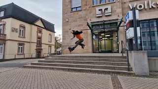 Urbanskating - City session with my son 🙂 (Powerslide Next Core Black 3x 110mm)