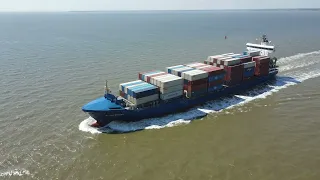 Container ships Sprinter and Bellini at the Port of Felixstowe. #shipping #ship