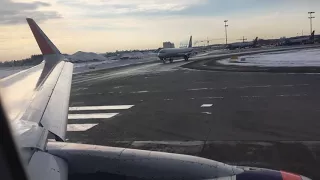 Aeroflot taking off from sheremetyevo airport 22nd March 2018