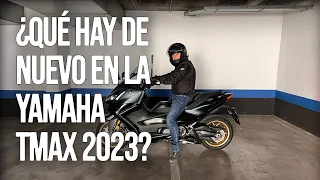 Pruebo qué hay de nuevo en la Yamaha TMAX 2023