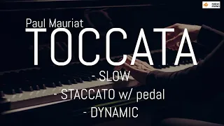 🎵Practice Piano SLOWLY w/ MANH PIANO - TOCCATA in B minor (original key) | Paul Mauriat