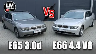 Porównanie BMW 7 E65 i E66 !! Jakie są różnice 3.0d i 4.4 V8?