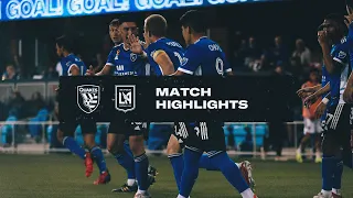 HIGHLIGHTS: San Jose Earthquakes vs. LAFC | September 25, 2021