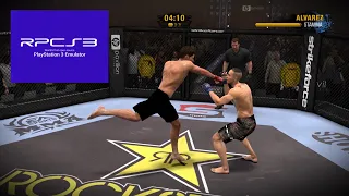 EA MMA (PS3) 60FPS upscaled on the PC using RPCS3 Emulator.