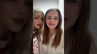 Sabrina Carpenter via Joey King's TikTok: "Lol should I leak the song title"