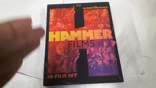 HAMMER FILMS THE ULTIMATE COLLECTION MILL CREEK 20 FILM BLU RAY SET UNBOXING REVIEW!!!
