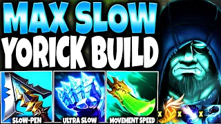 I created a New Max Slow Yorick Build that won't let anything ESCAPE (Plus Insane MS BONUSES) 🔥