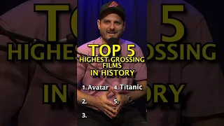 Guessing the TOP 5 highest grossing movies of all time! #top5 #podcast #trivia #comedy #triviatime