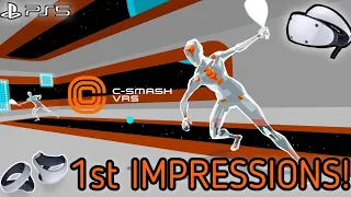 C-Smash VRS (PSVR2) Full Game 1st Impressions!