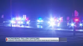Fallen officers honored with Light Ohio Blue