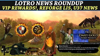 LOTRO: News Roundup - New VIP Rewards!, LI Reforge, River Hobbit Giveaway, U37 News & Feedback