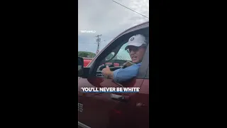 Man hurls racist slurs during road rage incident