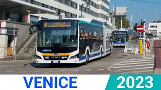 Buses in Venice - Piazzale Roma