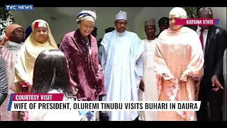 Wife Of President, Oluremi Tinubu Visits Buhari In Daura