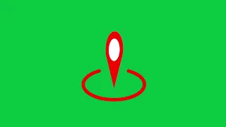 Free animated location icon | Green Screen