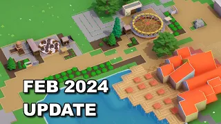 Recreating Kings Island in Parkitect (Feb 2024 Update) - Adventure Port Recreation Changes & Fixes