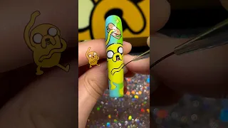 A very simple nail tutorial 🫡 JAKE THE DOG! #shorts #nailart #nails #naildesign #nailtutorial