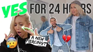 I Said YES to my BOYFRIEND for 24 HOURS!