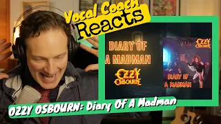 Randy Rhoads + Ozzy Osbourne = "Diary of a Madman" | Vocal Coach REACTS this Masterpiece!