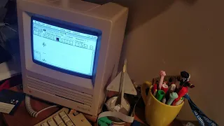 Some messing around with MIDI on a Mac SE