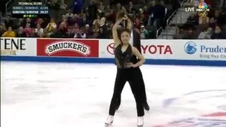 2017 US Figure Skating Championships -  Short Dance -  Maia and Alex Shibutani