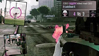 wannabe uses LAG against a FEMALE and still loses?? | GTA ONLINE