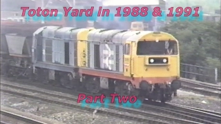 BR in the 1980s Toton Yard in 1988 & 1991 Part Two