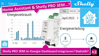 Home Assistant: Shelly PRO 3EM integrieren / Energie Dashboard? Energie verbrauchsanzeige?